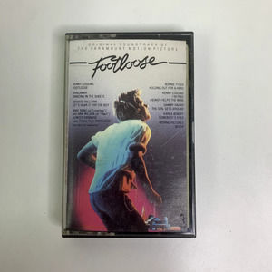 Footloose Movie Music Soundtrack Film Cassette Tape Vintage 1984 Kenny Loggins